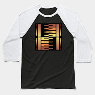 “Dimensional Split (3)” - V.5 Brown - (Geometric Art) (Dimensions) - Doc Labs Baseball T-Shirt